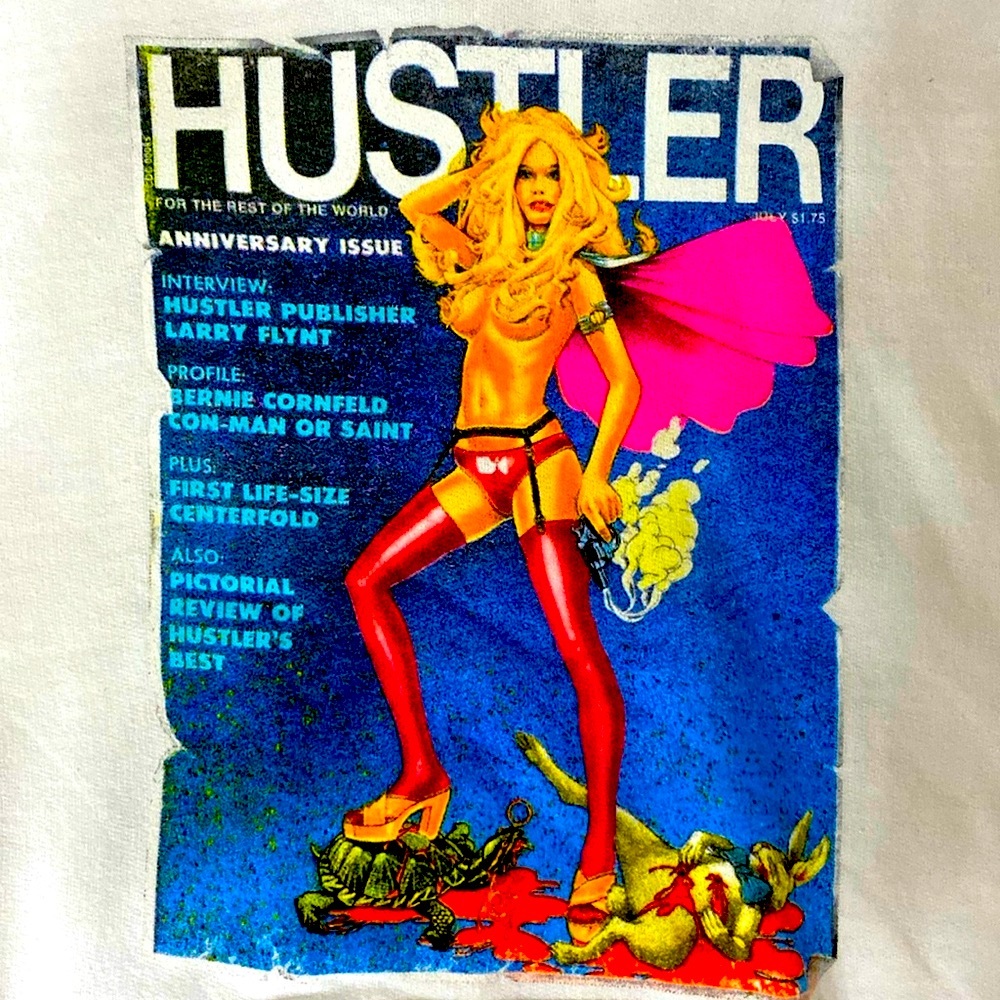 Hustler Magazine Graphic Hoodie - Size Small - NWT - Picture 2 of 4